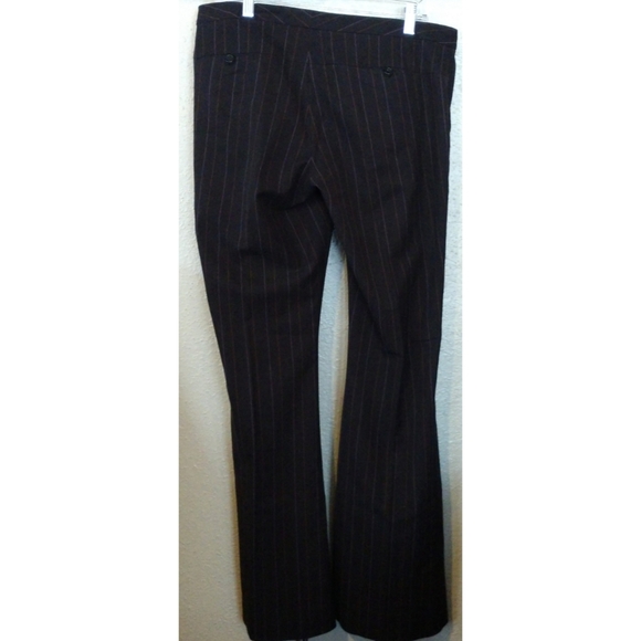 "The Limited" Drew Fit Flare Leg Pinstripe Trouser - Picture 6 of 12